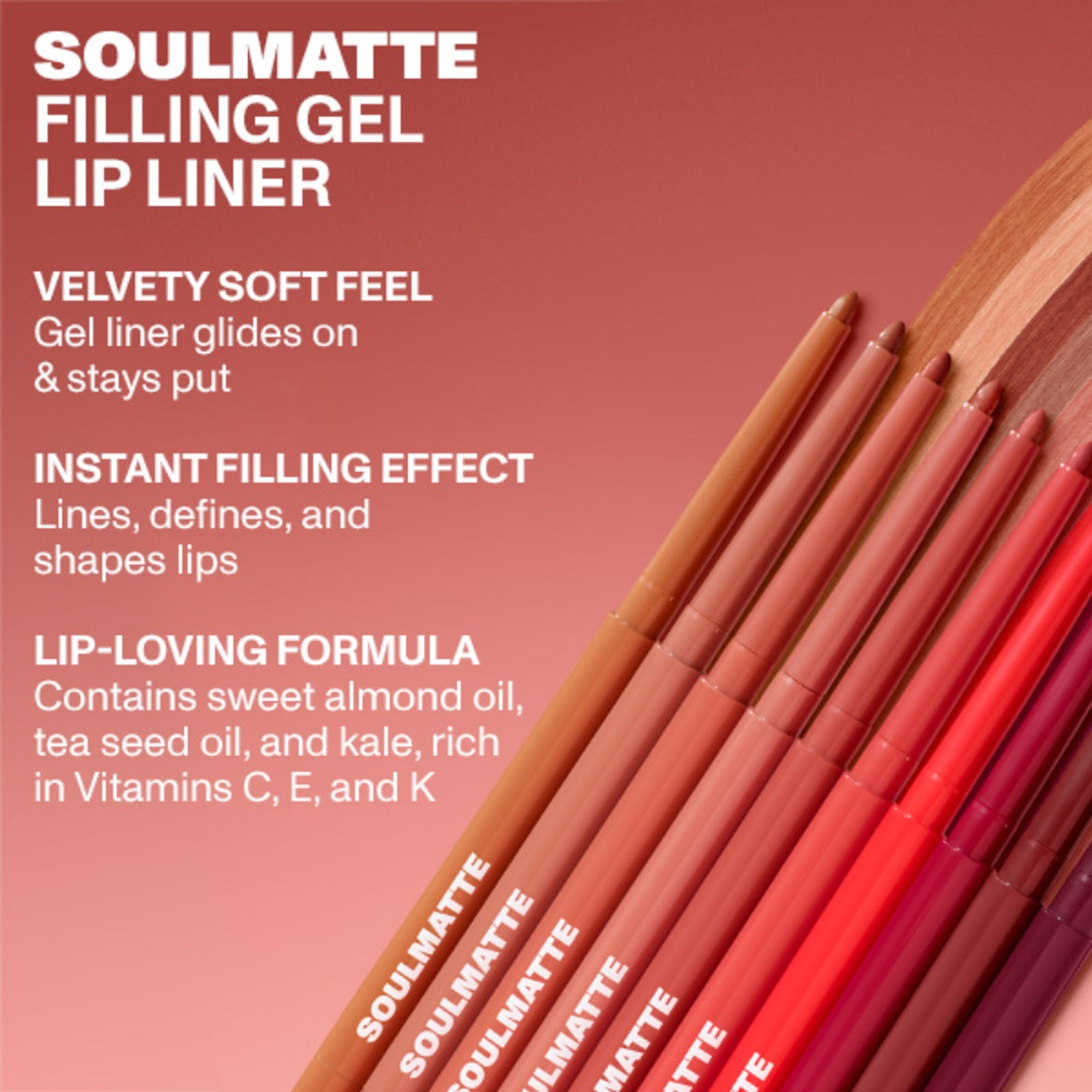 MORPHE Soulmatte Filling Gel Lip Liner - Compatible