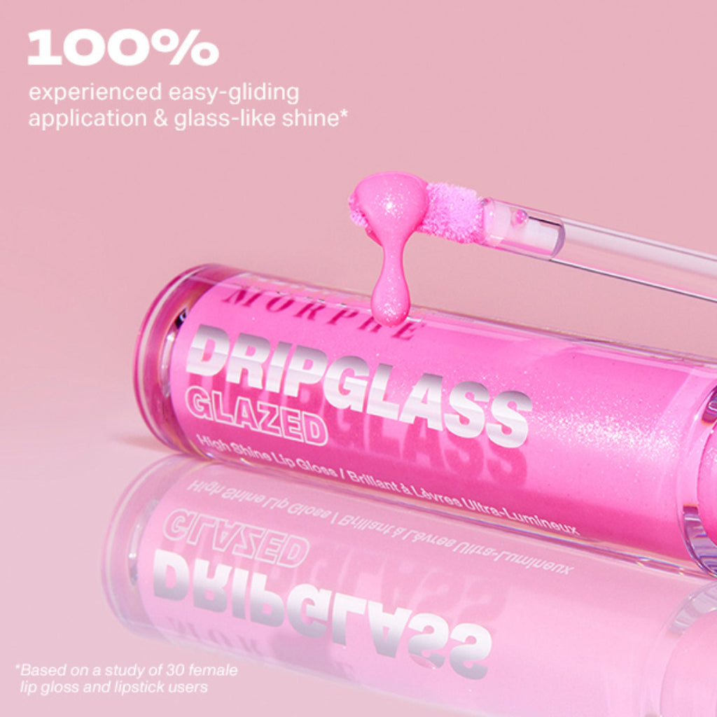 MORPHE Dripglass Glazed High Shine Lip Gloss - Glint Of Pink