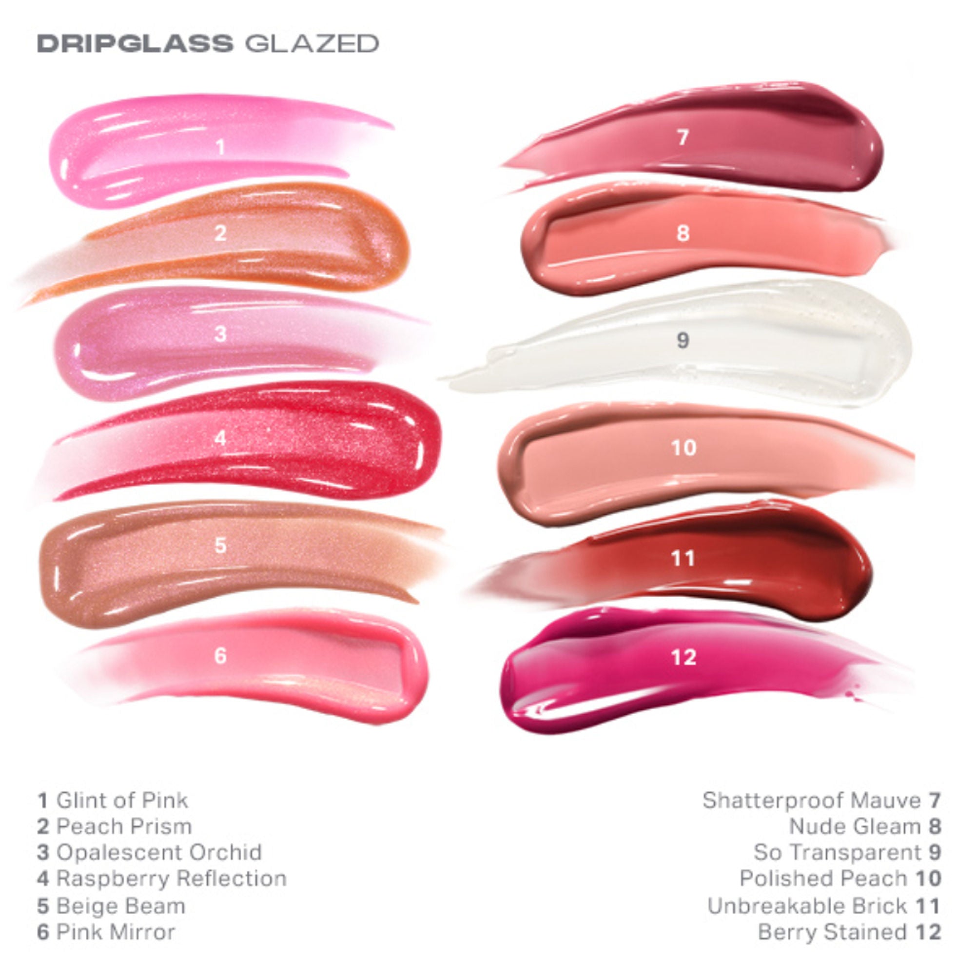 MORPHE Dripglass Glazed High Shine Lip Gloss - Glint Of Pink