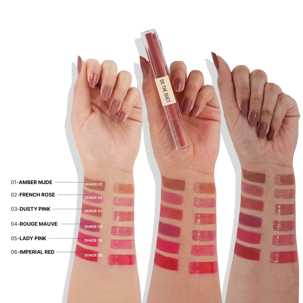 Swiss Beauty Select Do The Duet Lipstick - 6 Imperial Red