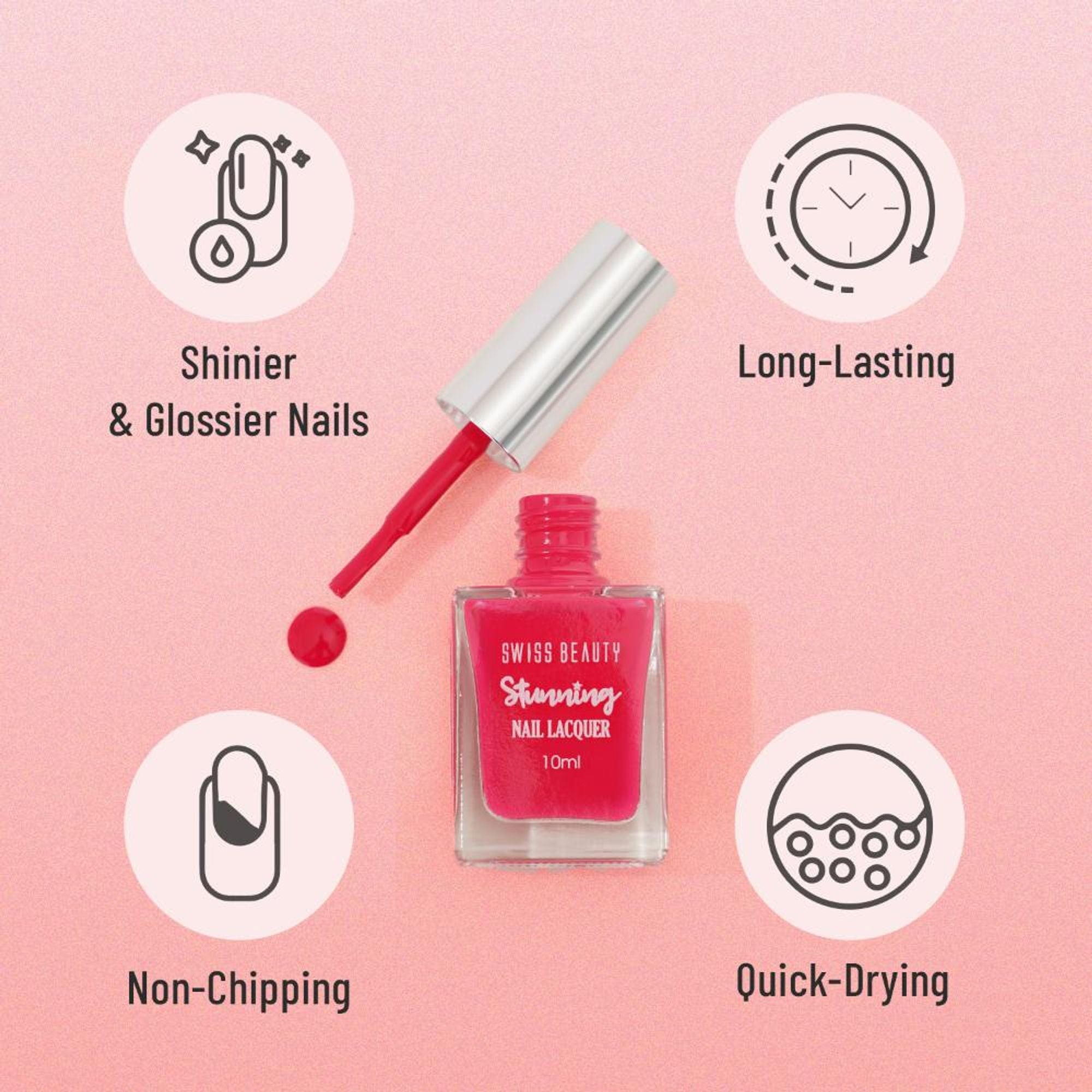 Swiss Beauty Stunning Nail Lacquer - Shade 07