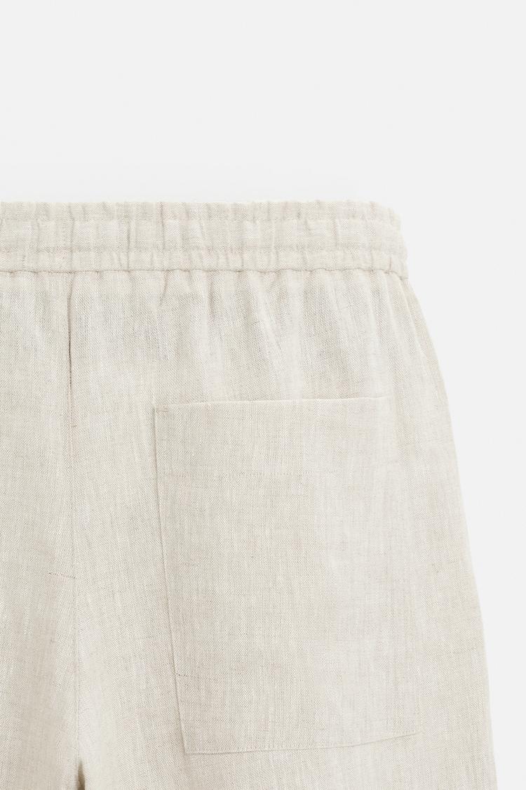 Fabmade Men’S Linen Pajama Combo – Beige & Brown (Pack Of 2)