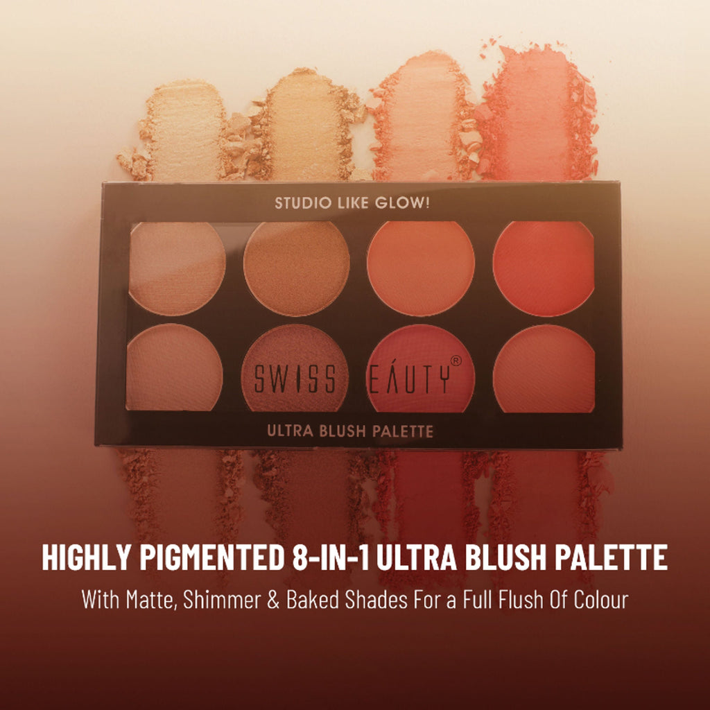 Swiss Beauty Ultra Blush Palette - Shade 02