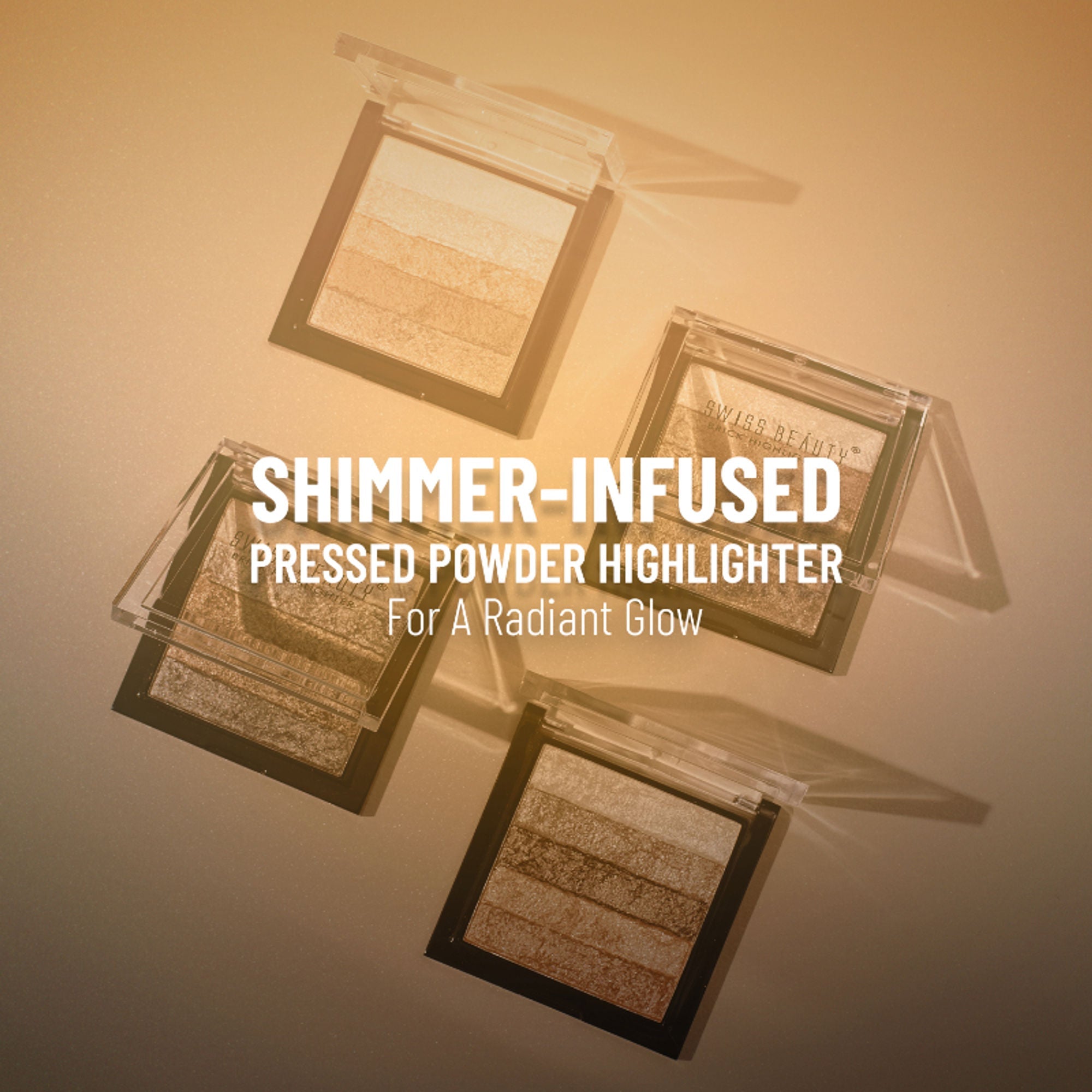 Swiss Beauty Brick Highlighter - Shade 04