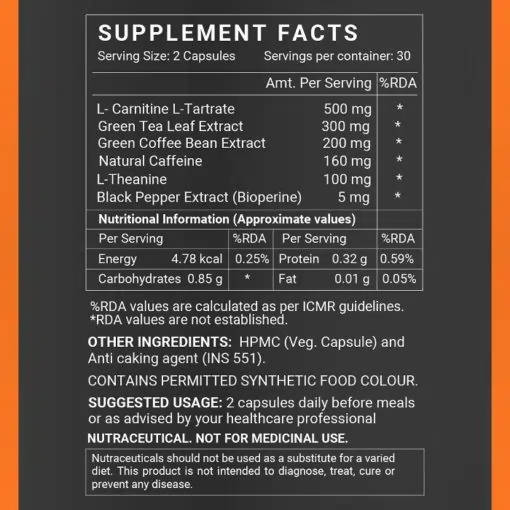 Inlife Fat Burner Capsules