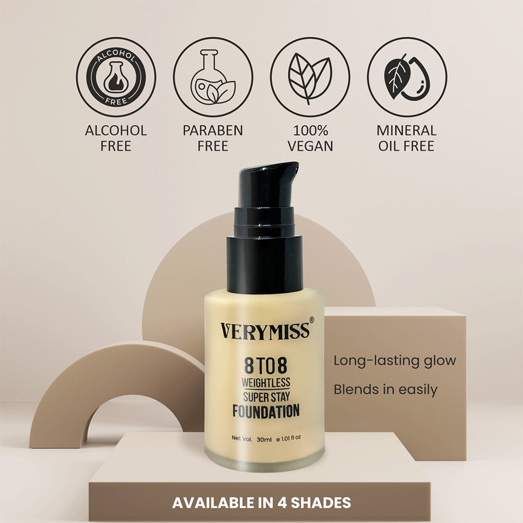 VERYMISS 8 To 8 Weightless Super Stay Foundation - 113 Shell