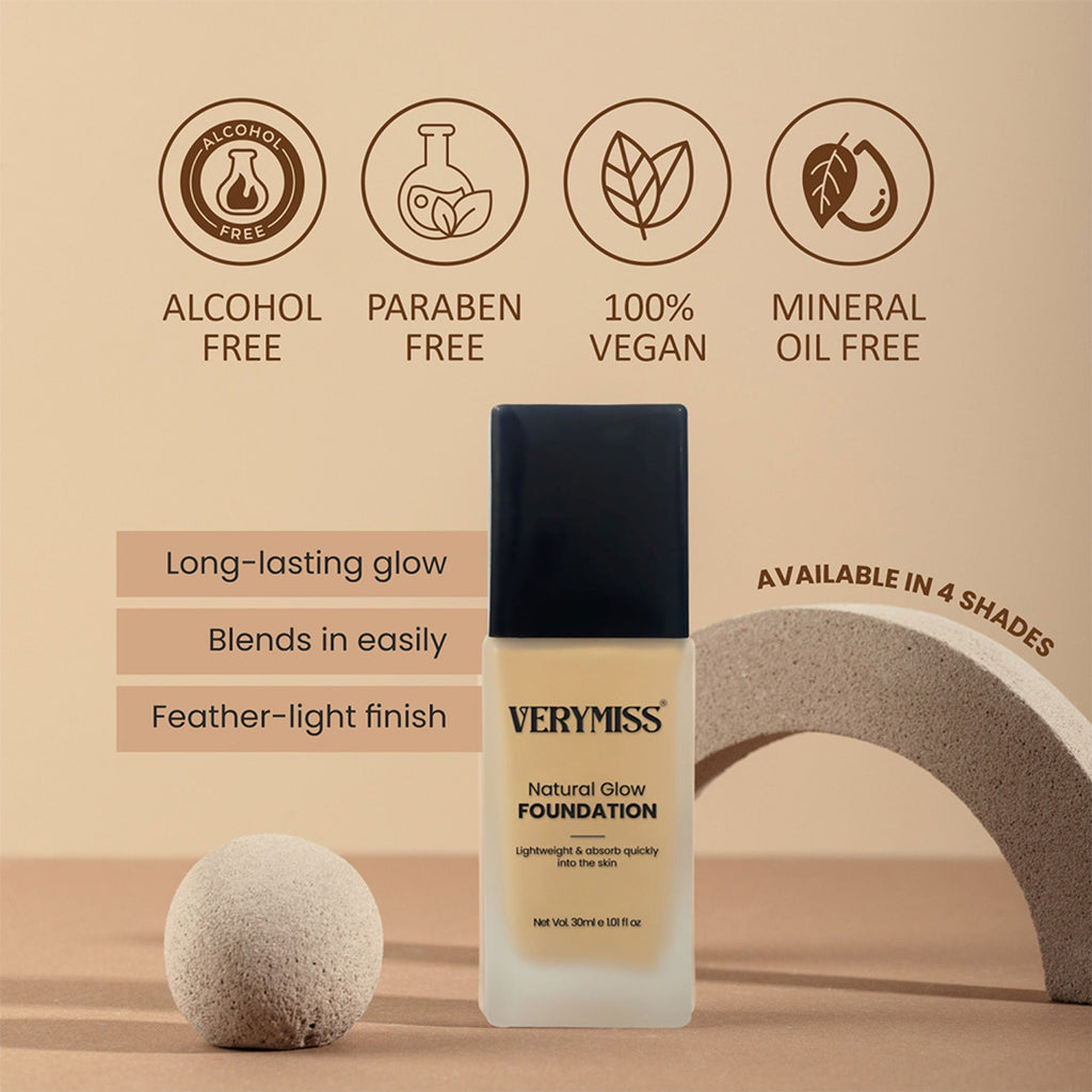VERYMISS Natural Glow Daily Wear Foundation - 01 Ivory