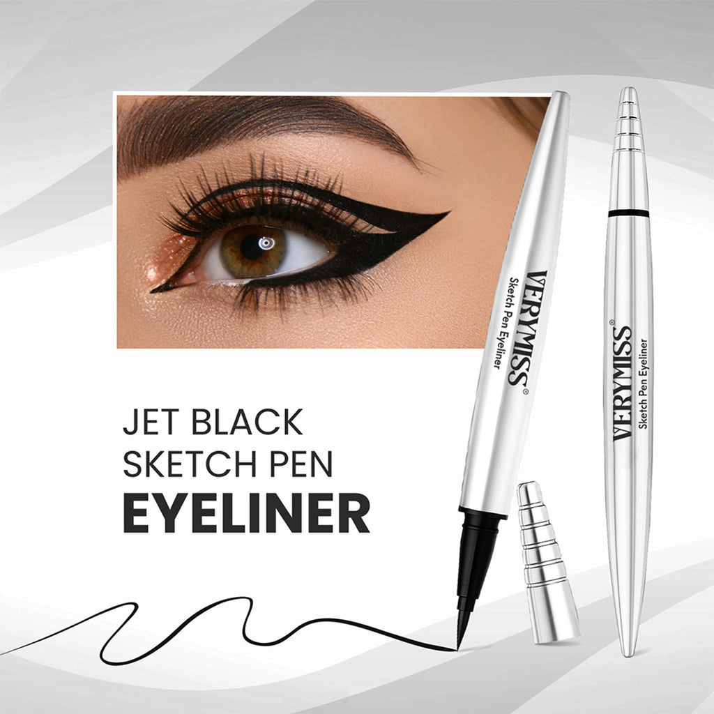 VERYMISS Waterproof Pen Eyeliner + Mascara Combo Set