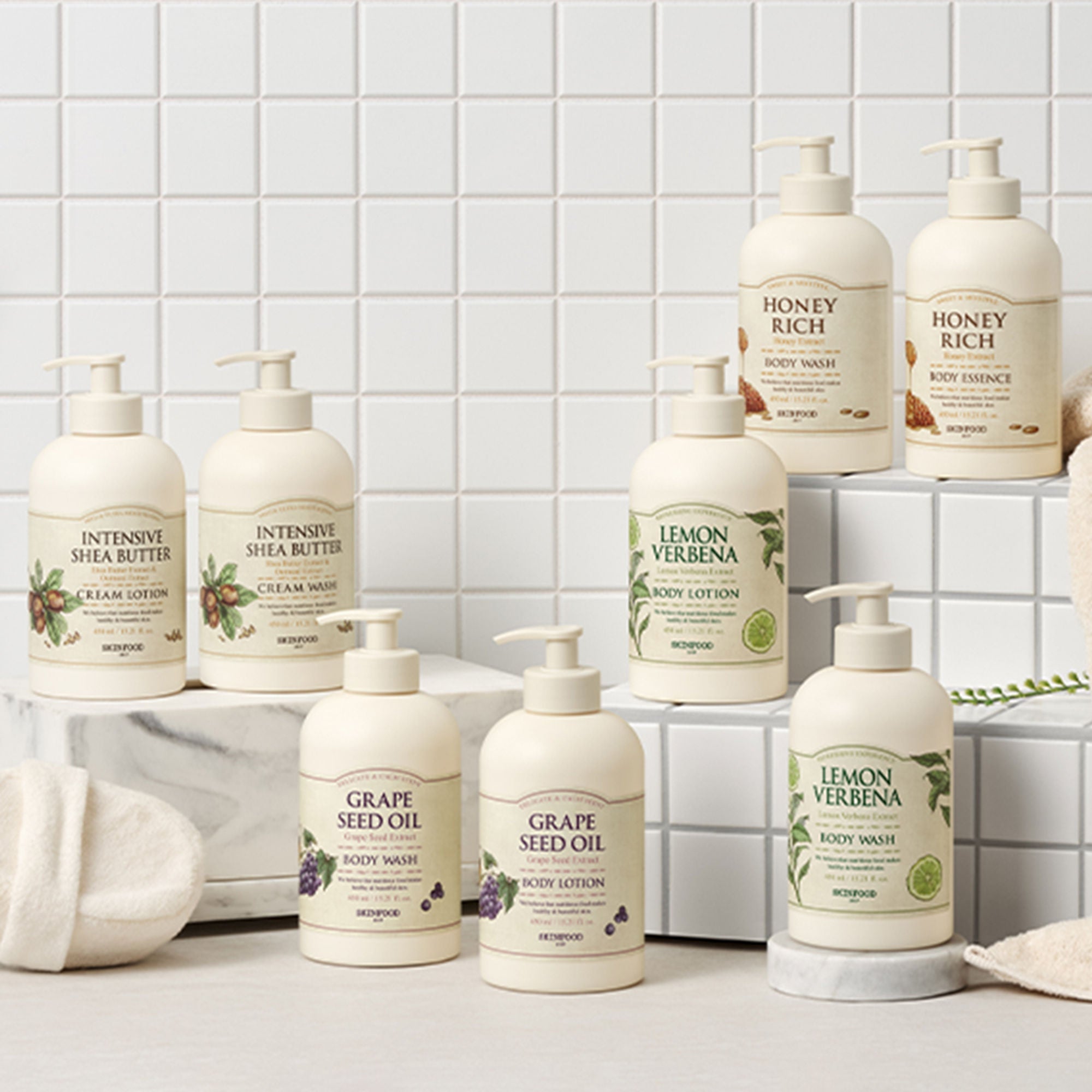 Skinfood Lemon Verbena Body Lotion - Soothing, Refreshing, Skin Softening