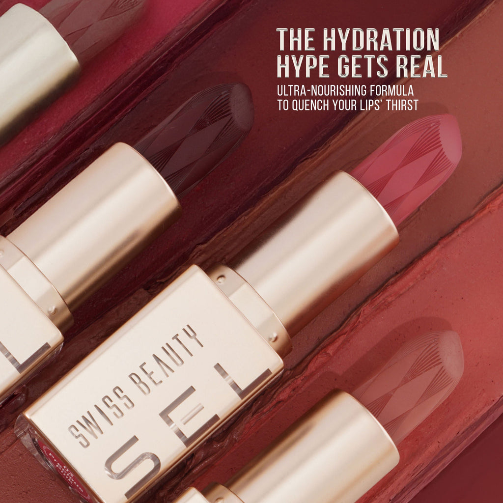 Swiss Beauty Select Creme Touch Hydrating Lipstick - 4 Perky Peach
