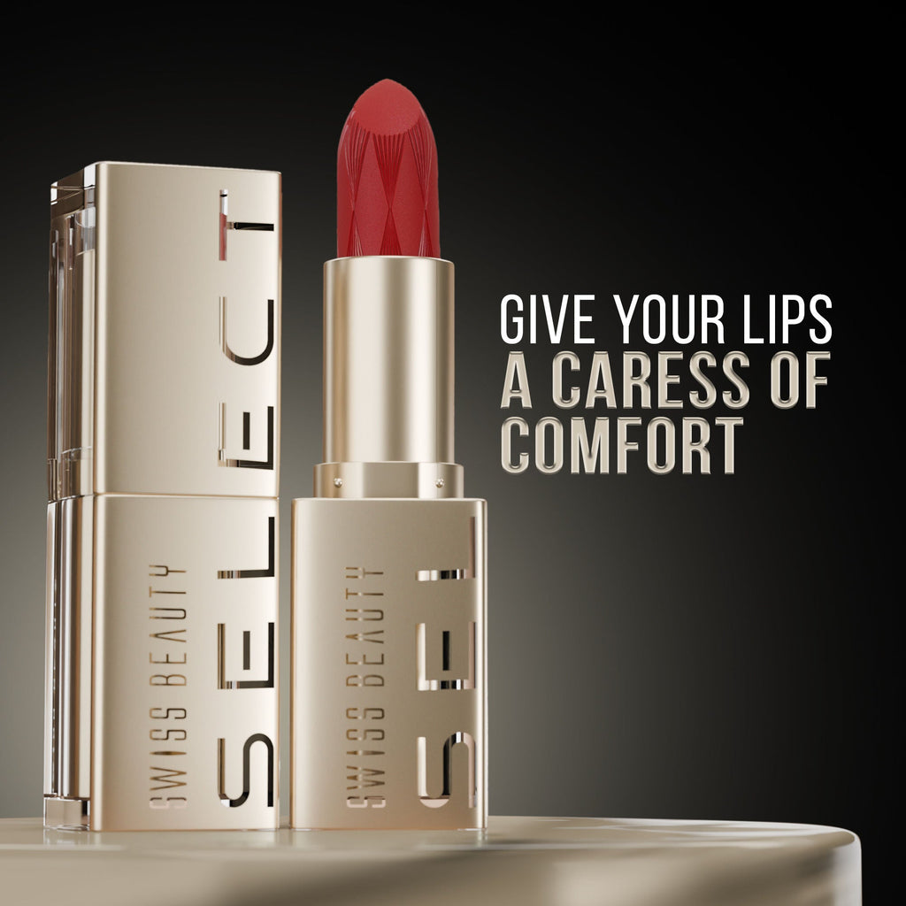 Swiss Beauty Select Creme Touch Hydrating Lipstick - 6 Majestic Mauve