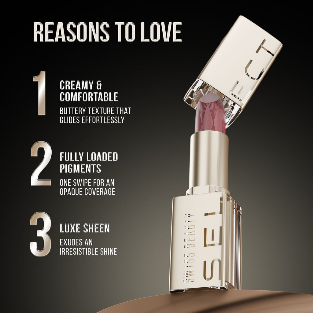 Swiss Beauty Select Creme Touch Hydrating Lipstick - 7 Noble Nude