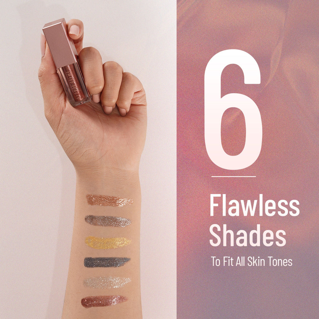 Swiss Beauty Metallic Liquid Eyeshadow - 02 Diamond Dust