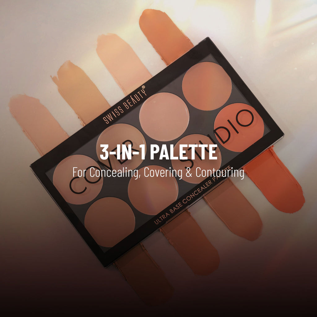 Swiss Beauty Cover Studio Ultra Base Concealer Palette - 2