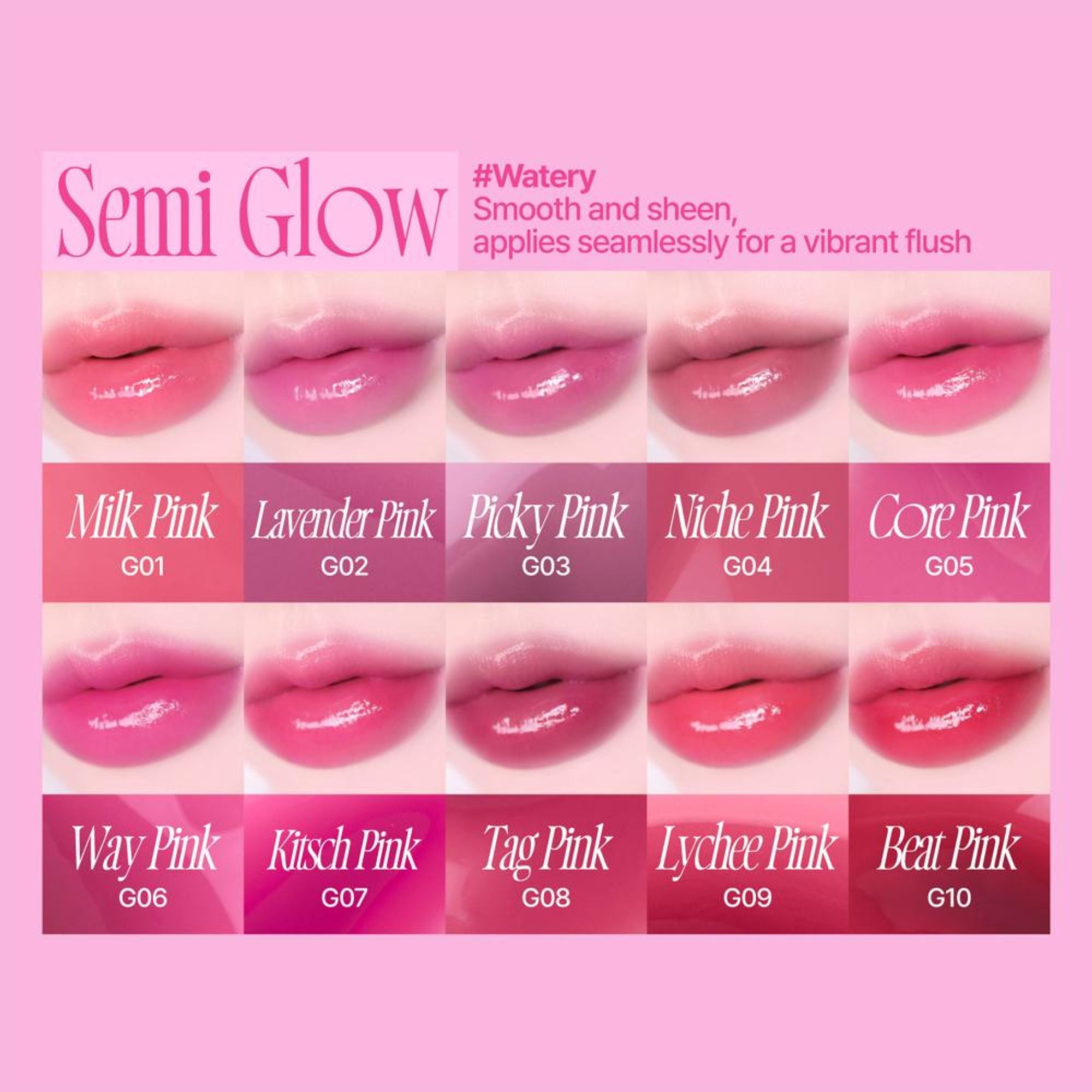 fwee Pink Obsession Stay-Fit Lip Tint - G03 Picky Pink