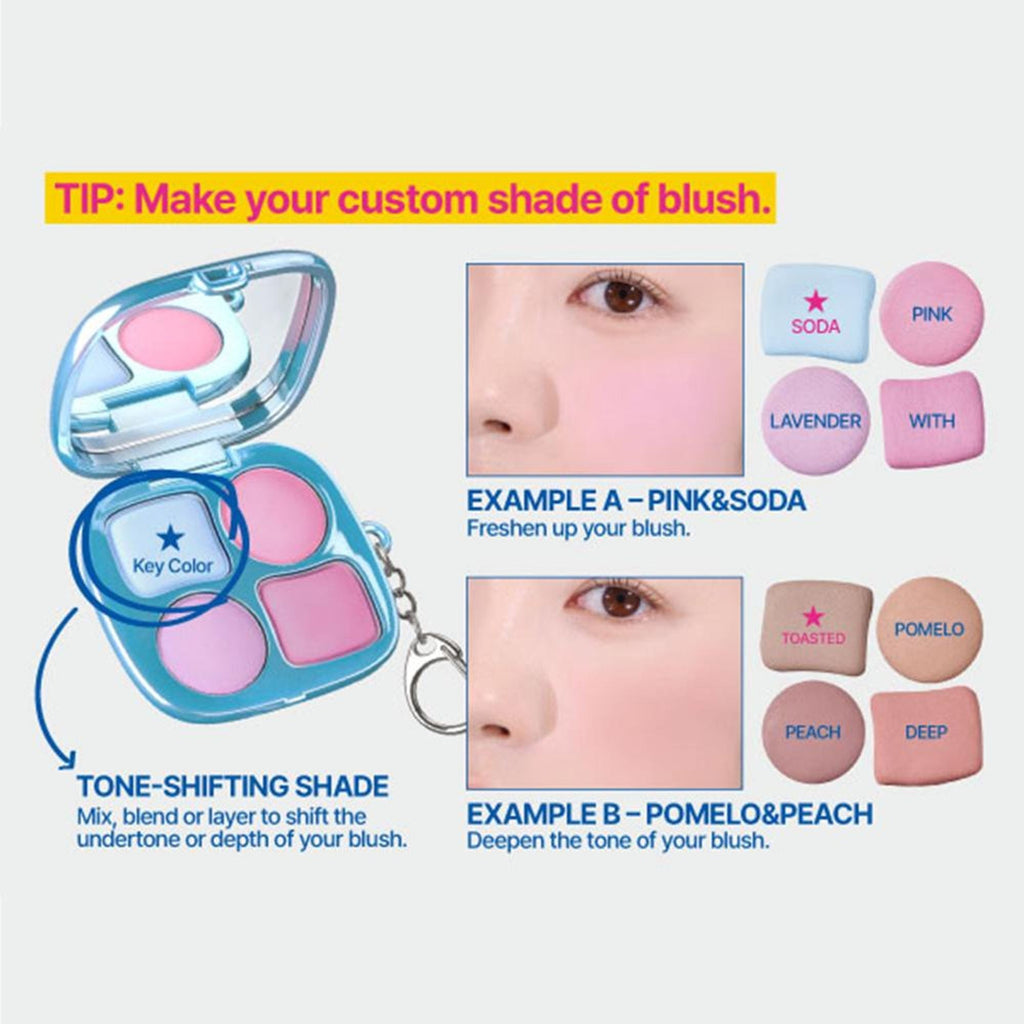 fwee Pocket Cheek Palette - CP01 PinkNSoda