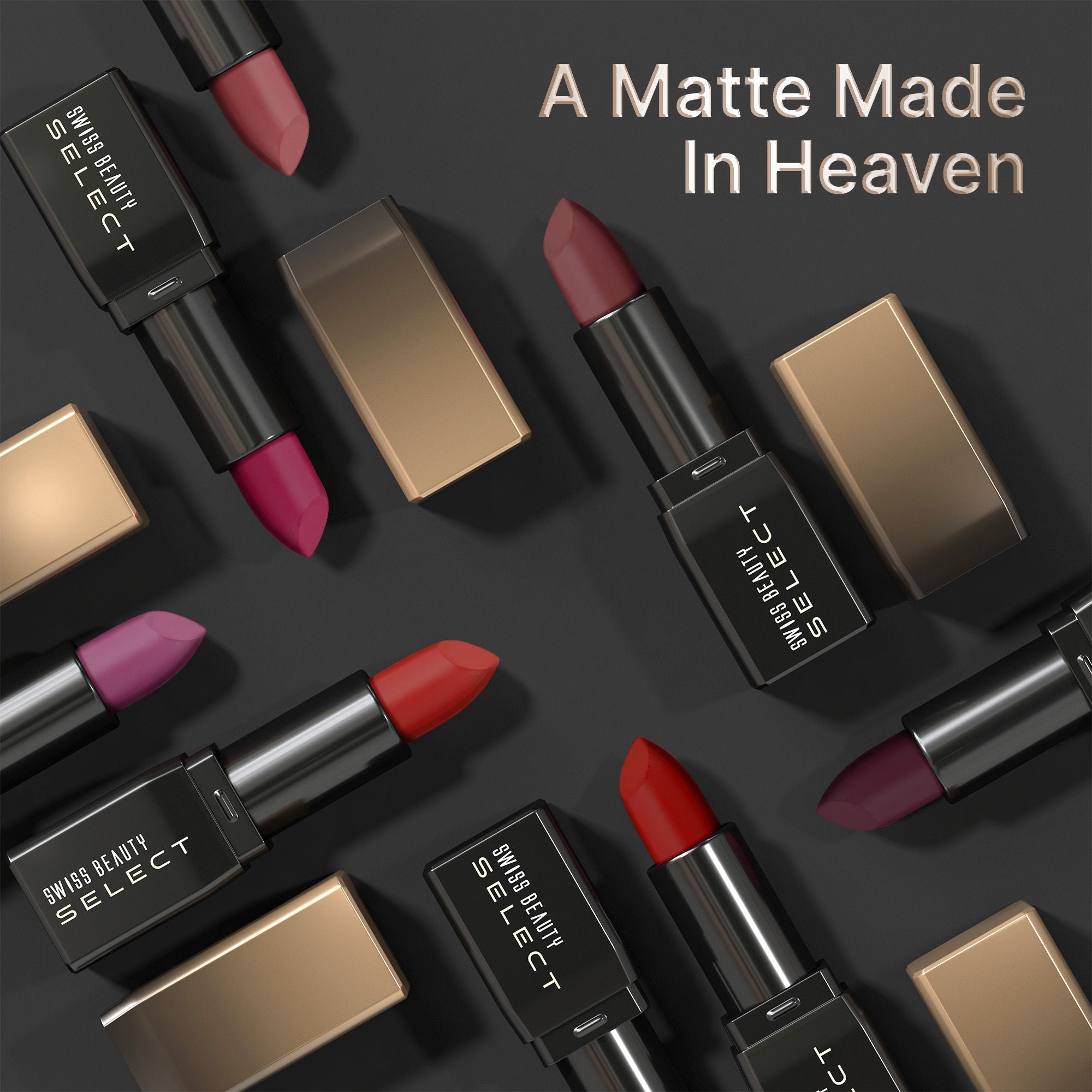 Swiss Beauty Select Dare To Matte Lipstick - 2 Persian Pink