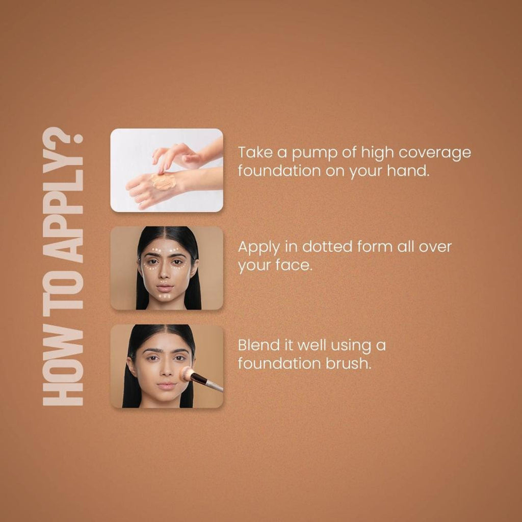 Swiss Beauty High Performance Foundation With Vitamin C & Niacinamide Light-Weight - 07 Natural Buff