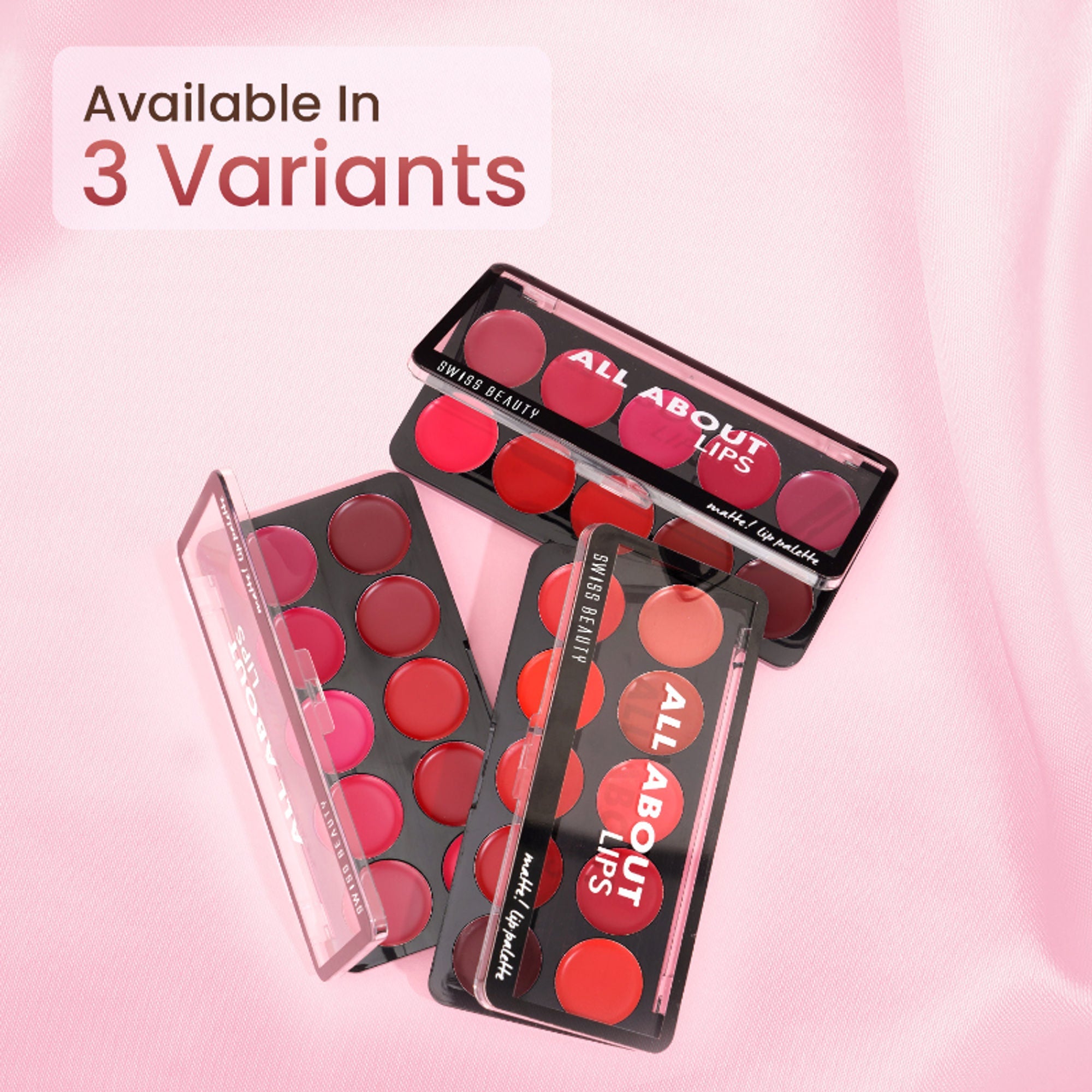 Swiss Beauty All About Lip Palette - 3