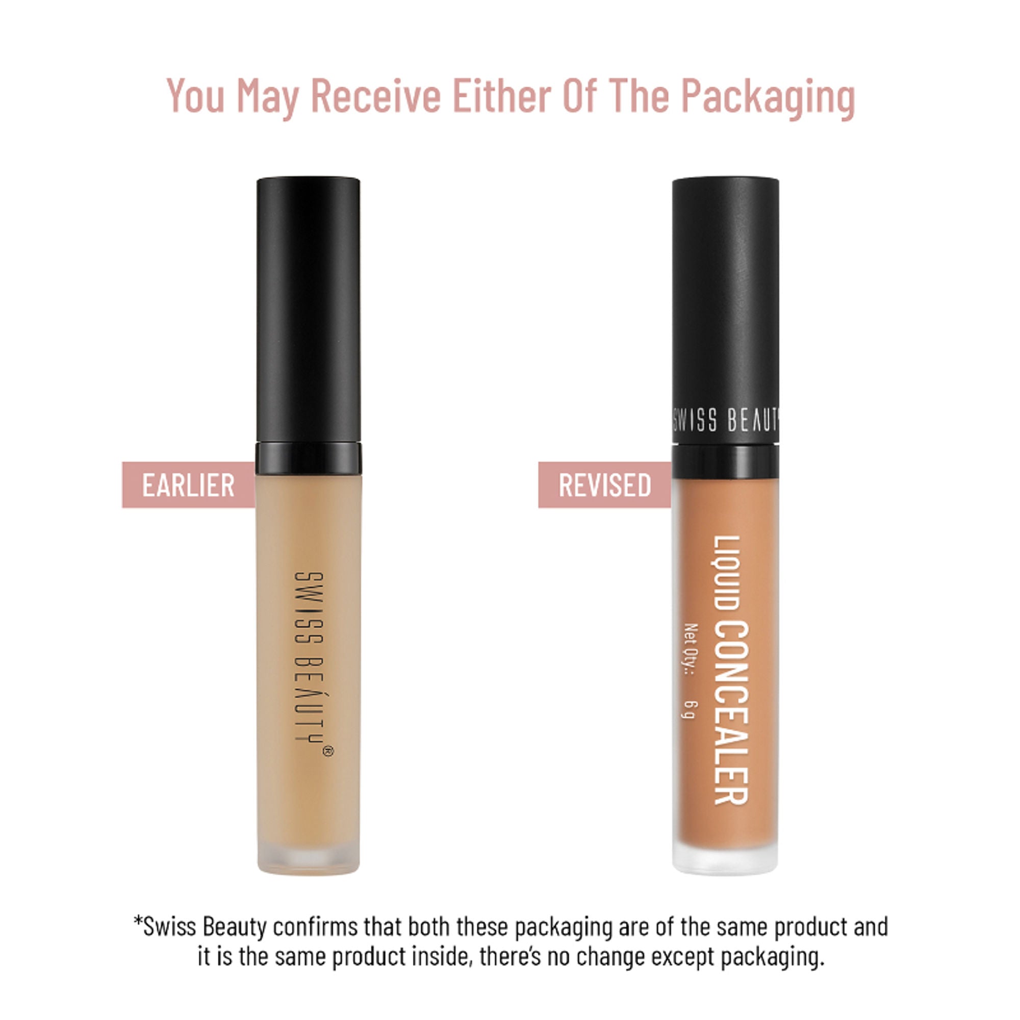 Swiss beauty Full Coverage Liquid Concealer With Jojoba Oil - 03 Light Moyen