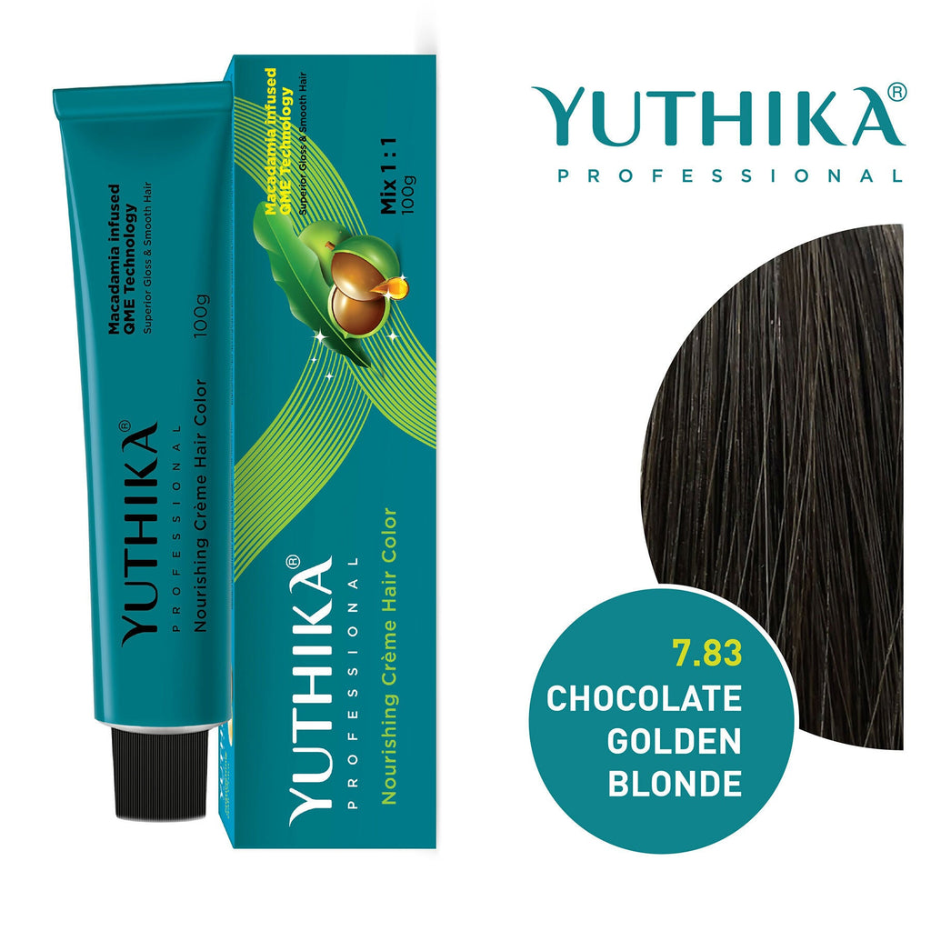 Yuthika Professional Creme Hair Colour - Chocolate Golden Blonde