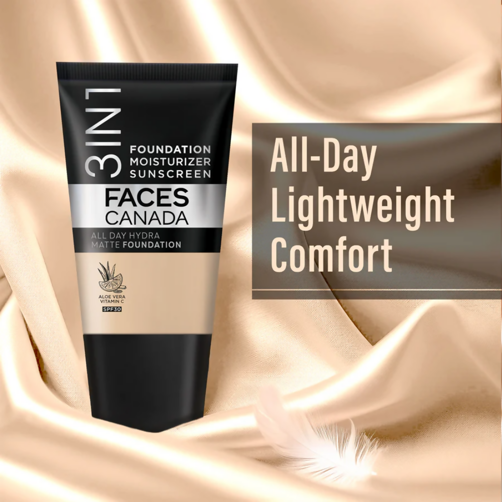 Faces Canada All Day Hydra Matte Mini Foundation - Medium Natural 022