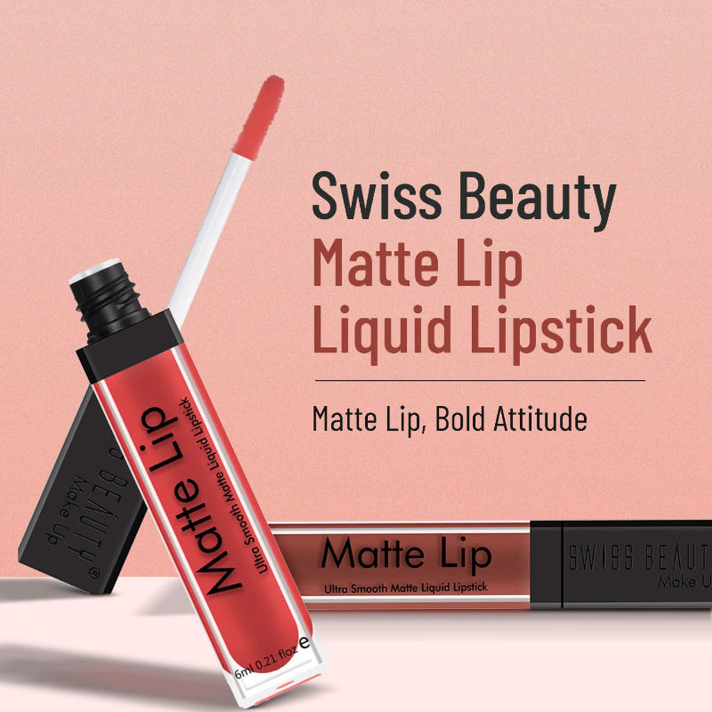 Swiss Beauty Ultra Smooth Matte Liquid Lipstick - 37 Berry Boom