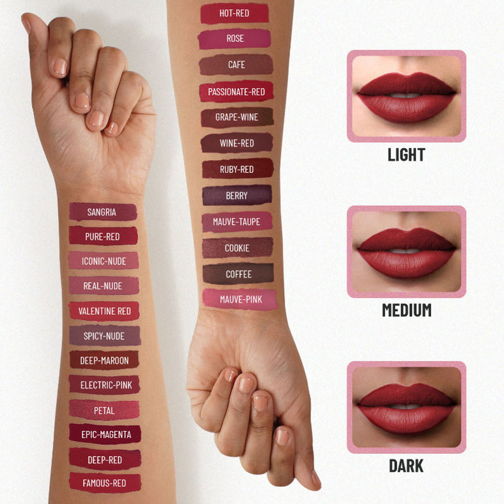 Swiss Beauty Ultra Smooth Matte Liquid Lipstick - 37 Berry Boom