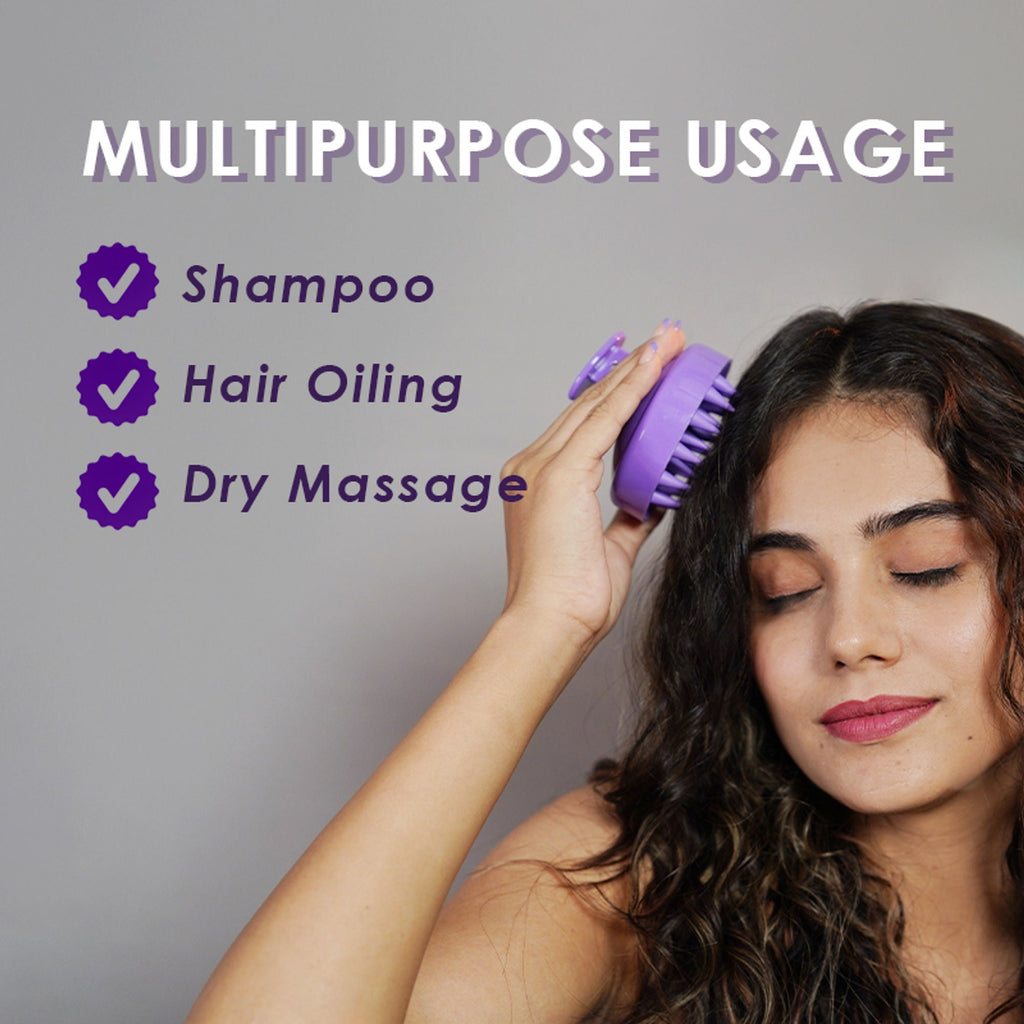 Scalppie Scalp Massager And Shampoo Brush - Midnight Black