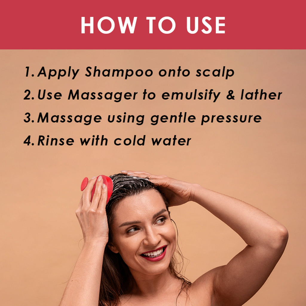 Scalppie Scalp Massager And Shampoo Brush - Midnight Black