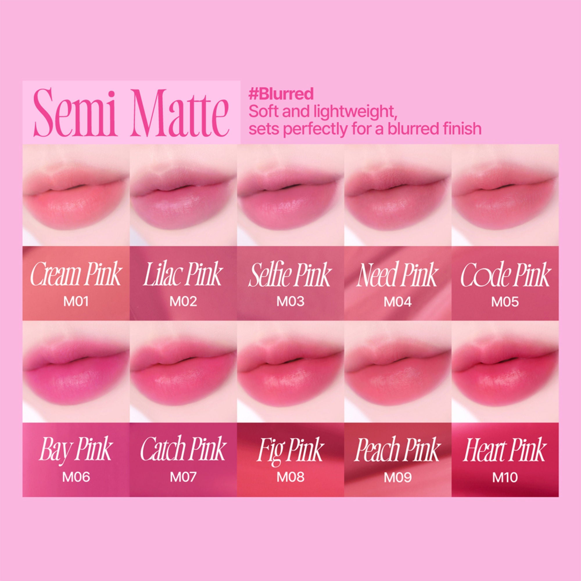 fwee Pink Obsession Stay-Fit Lip Tint - M04 Need Pink