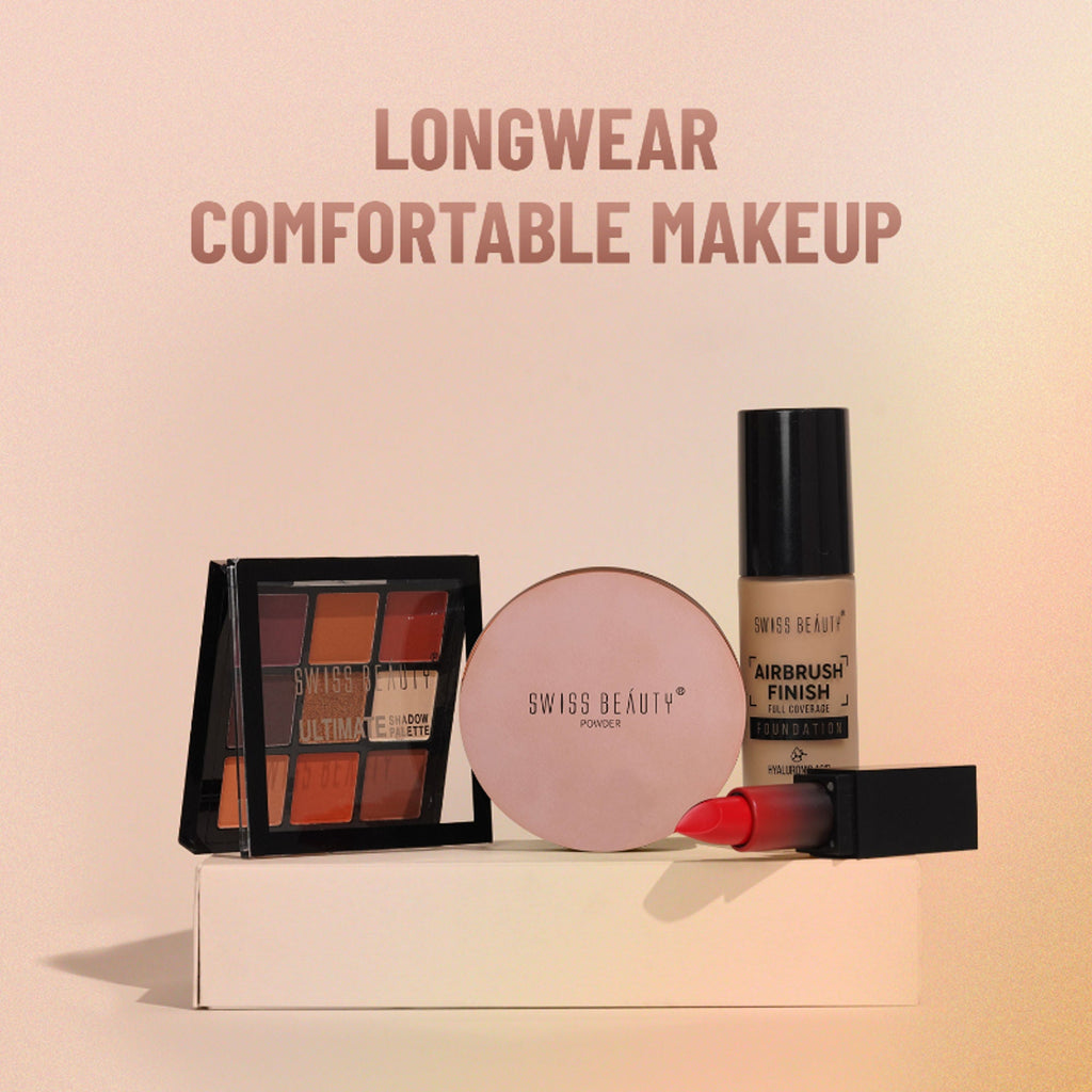 Swiss Beauty Silky & Smooth Oil Control Powder - 1 Nude Begie