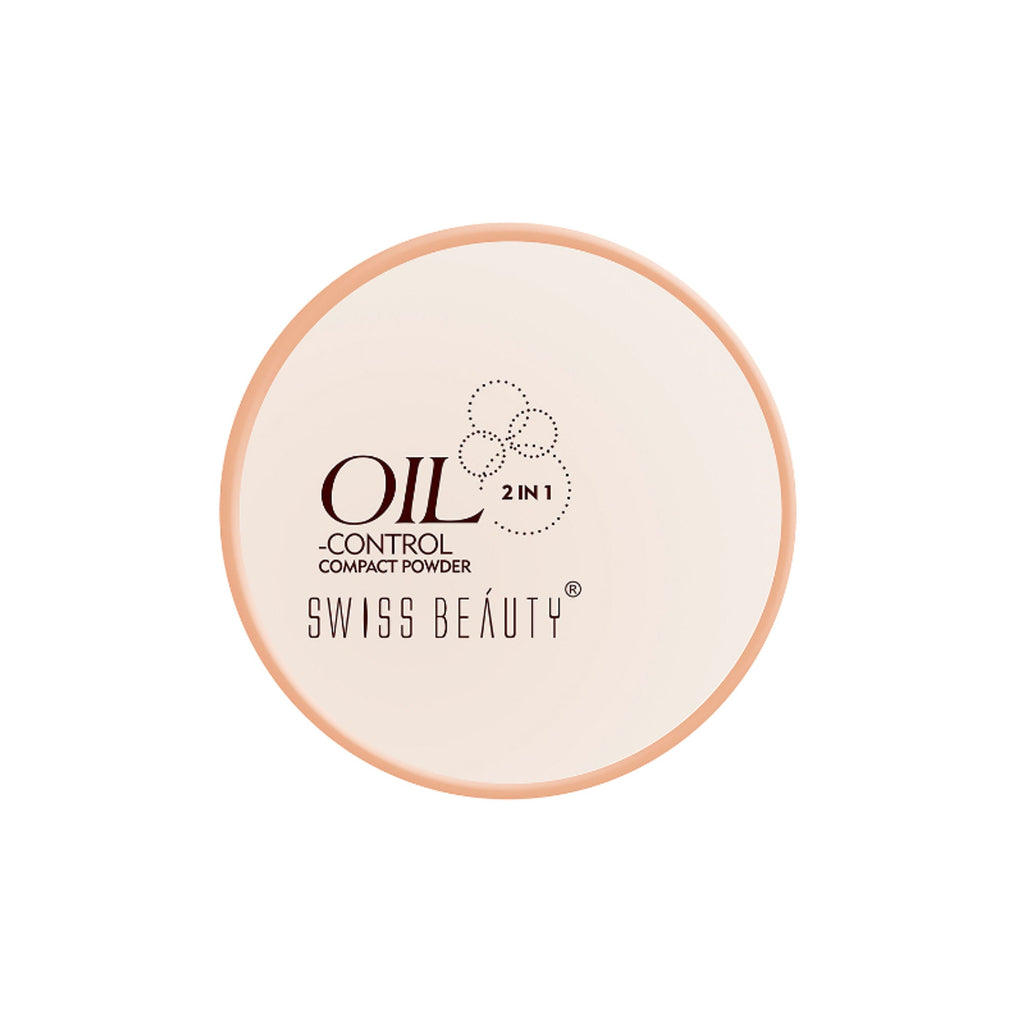 Swiss Beauty Oil Control Compact Powder - 01 Pearl Ivory