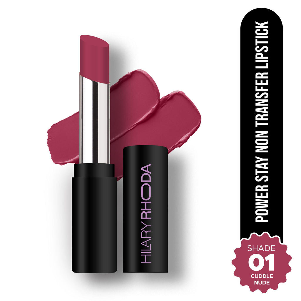 Hilary Rhoda Power Stay Non Transfer Lipstick - Cuddle Nude 01