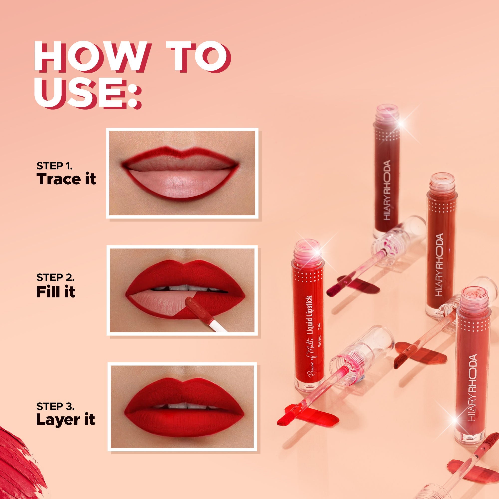 Hilary Rhoda Power Of Matte Liquid Lipstick - Old Rose 12