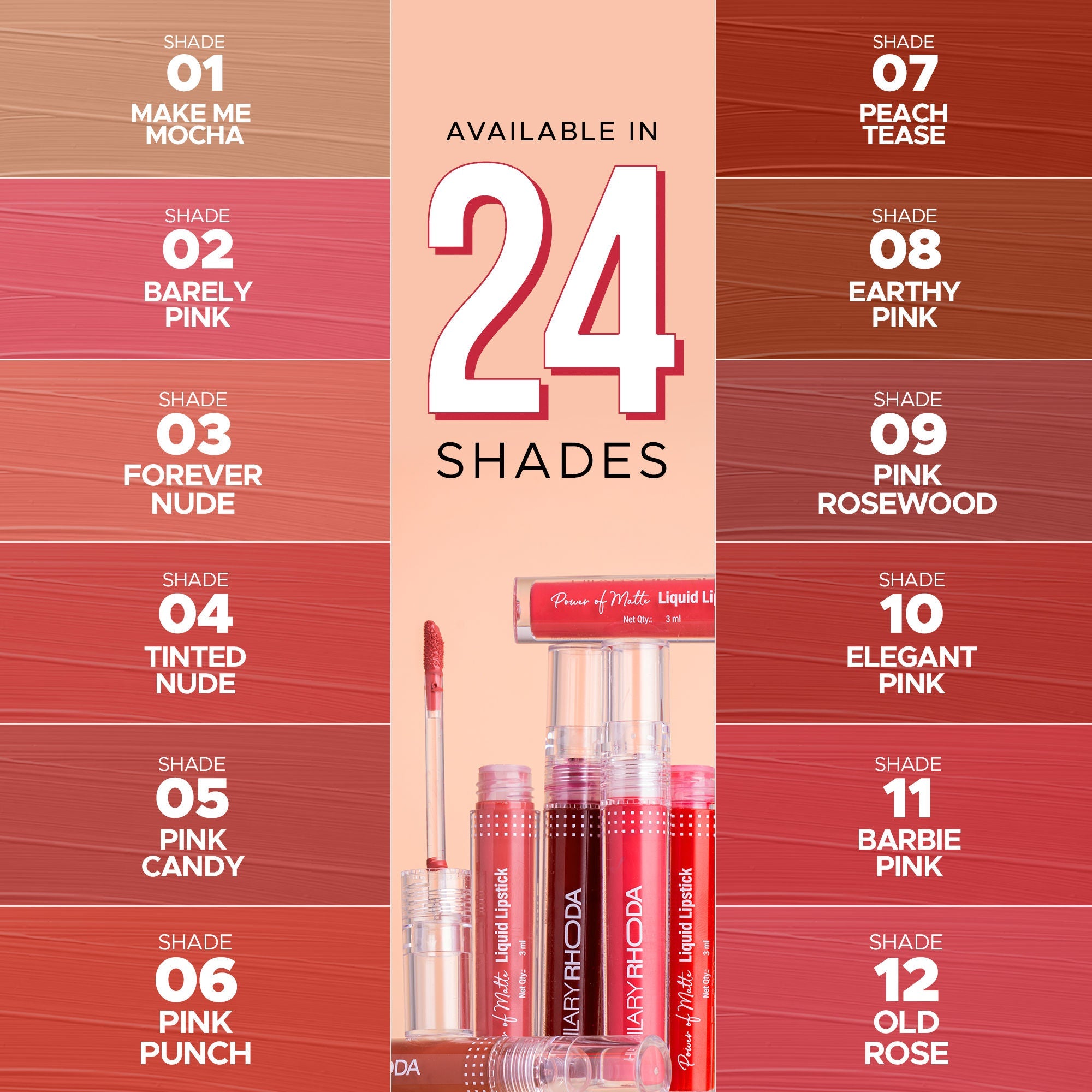 Hilary Rhoda Power Of Matte Liquid Lipstick - Deeply Red 22