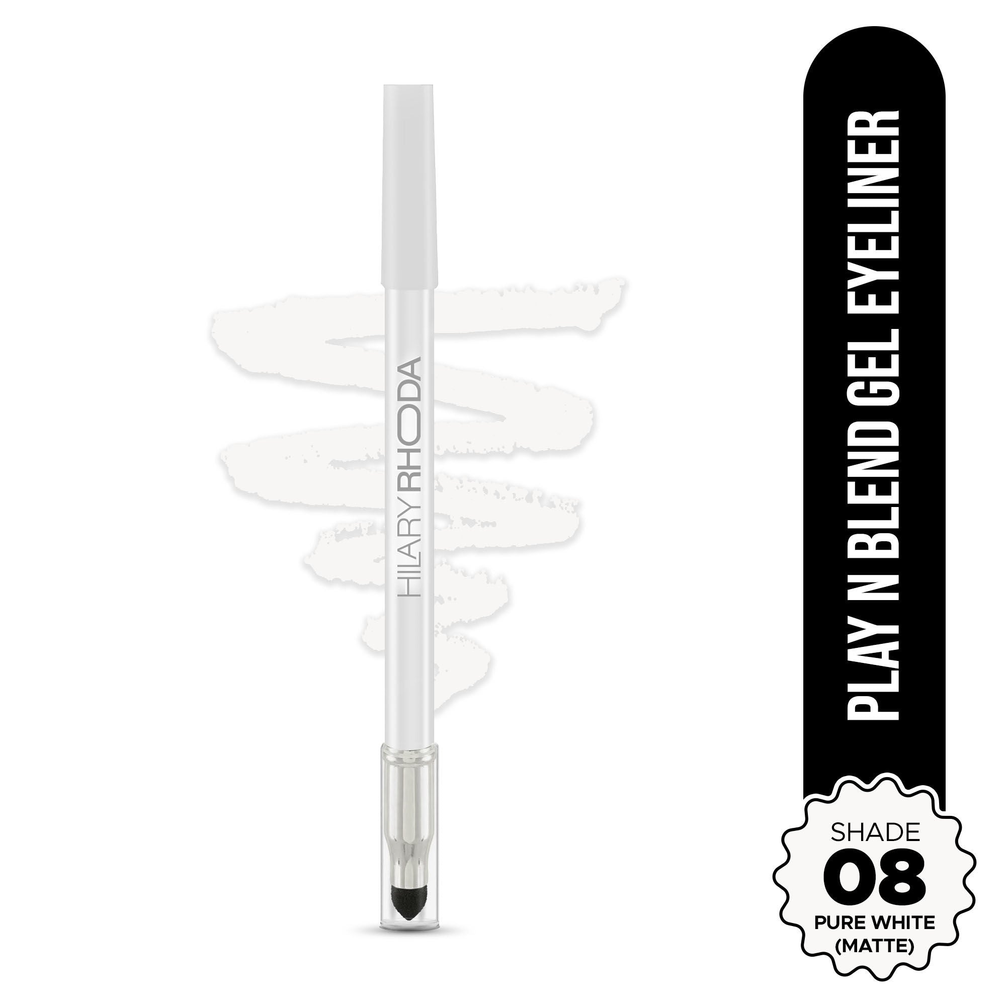 Hilary Rhoda Play N Blend Gel Eyeliner - Pure White 08