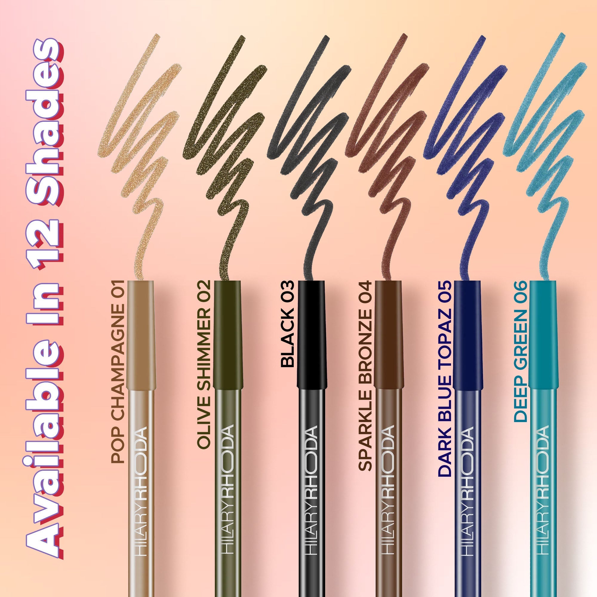 Hilary Rhoda Play N Blend Gel Eyeliner - Turquoise Ocean 09
