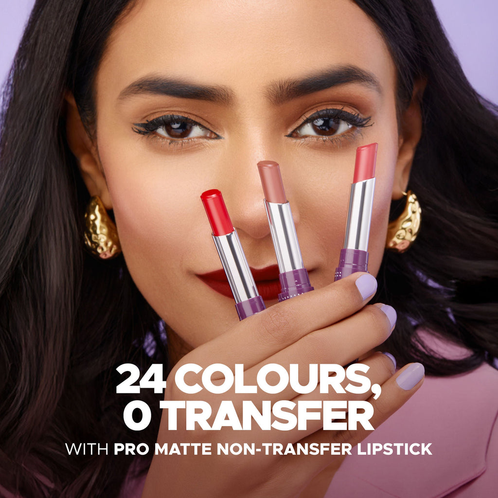 Hilary Rhoda Pro Matte Non-Transfer Waterproof Lipstick - Nude Peach 02