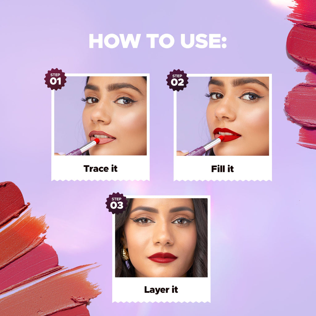 Hilary Rhoda Pro Matte Non-Transfer Waterproof Lipstick - Red Blooming 21