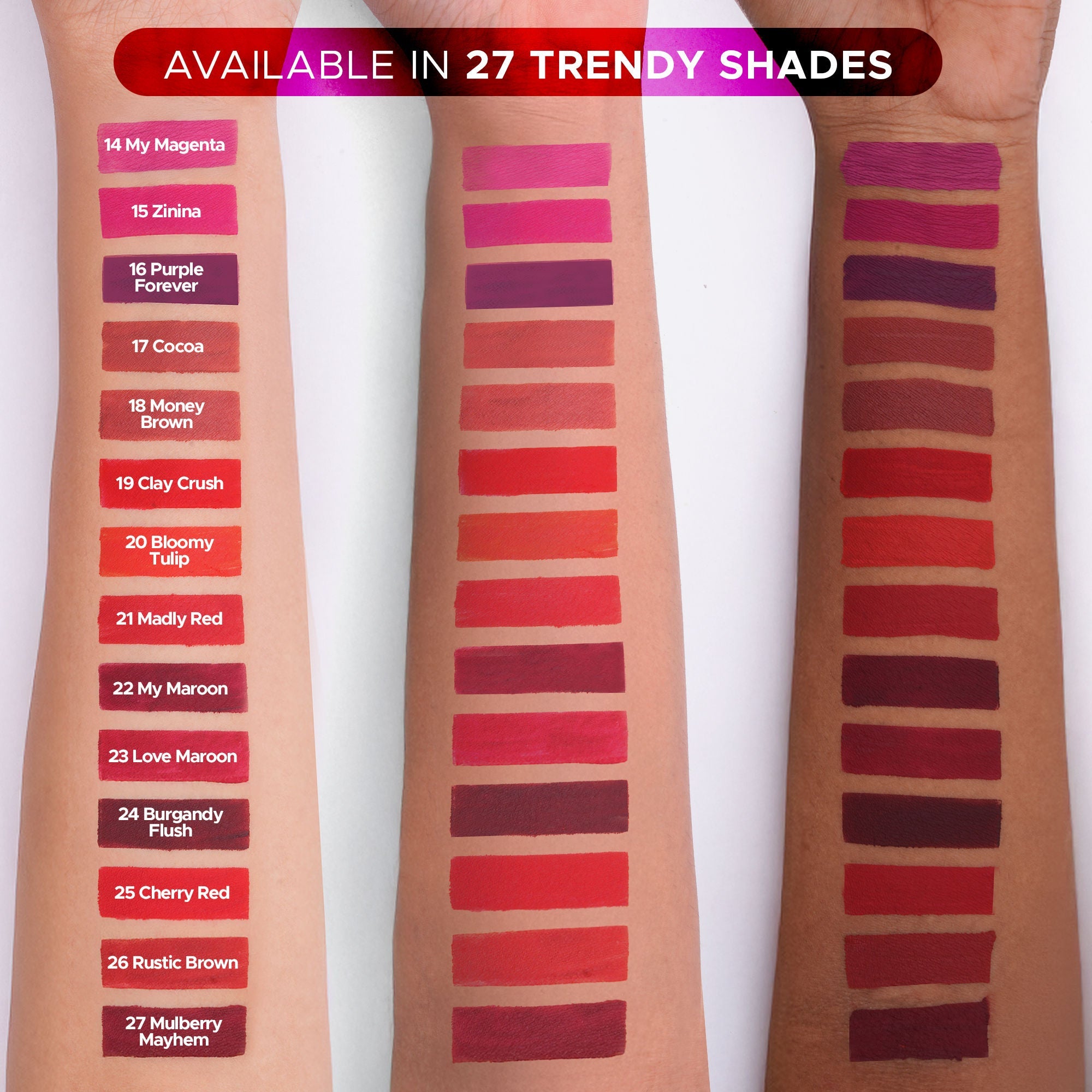 Hilary Rhoda Matte Love Non Transfer Liquid Lipstick - Nail It 10
