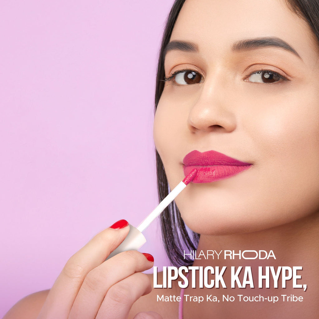 Hilary Rhoda Matte Trap Liquid Lipstick - Peachy 07