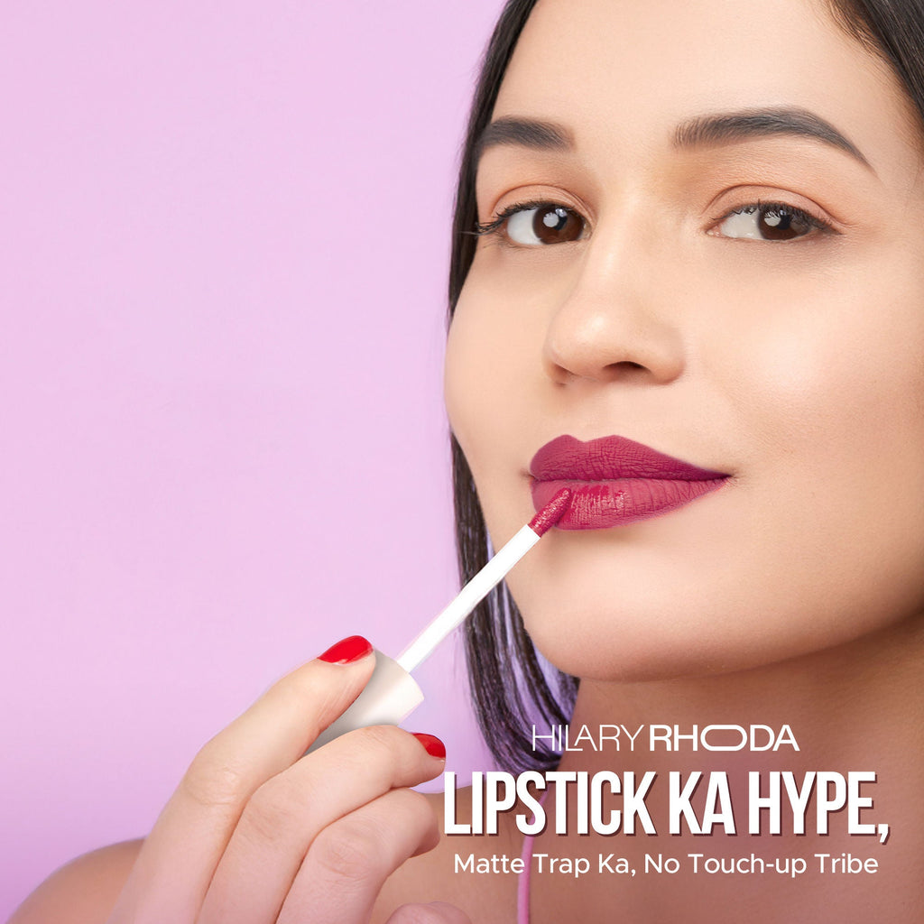 Hilary Rhoda Matte Trap Liquid Lipstick - Heat Pink 08