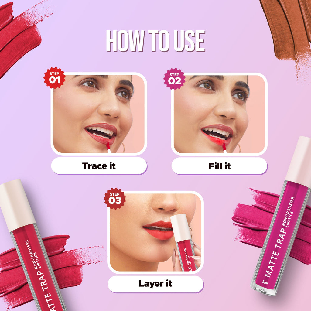 Hilary Rhoda Matte Trap Liquid Lipstick - Mix Maroon 24