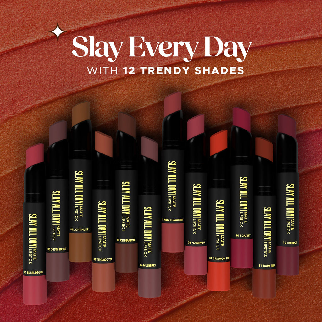 Hilary Rhoda Slay All Day Matte Lipstick - Scarlet 10