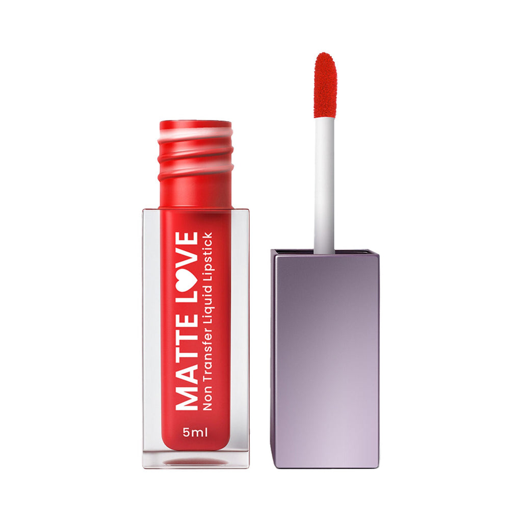 Hilary Rhoda Matte Love Non Transfer Liquid Lipstick - Cherry Red 25