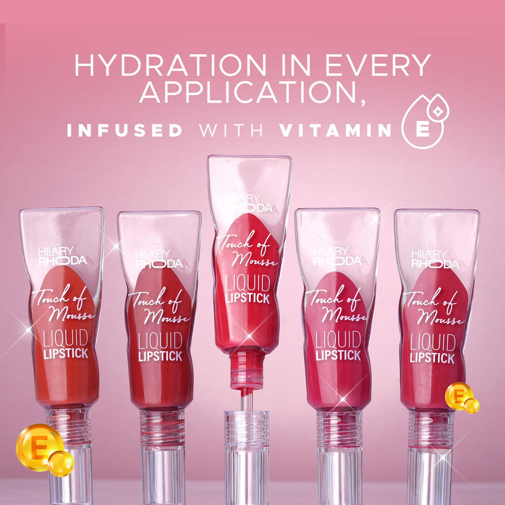Hilary Rhoda Touch Of Mousse Waterproof Lipstick - Extra Maroon 12