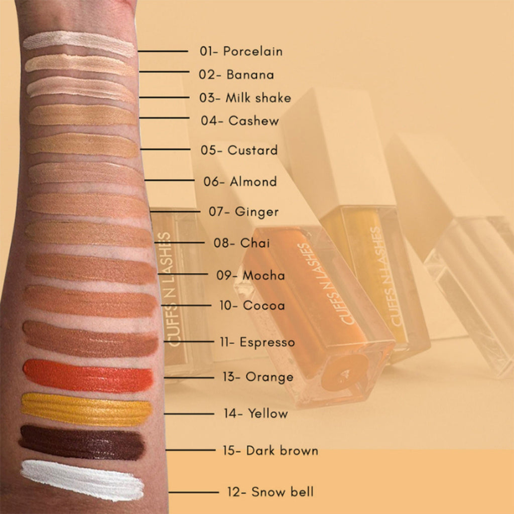CUFFS N LASHES Cover It All Liquid Concealer - 07 Ginger