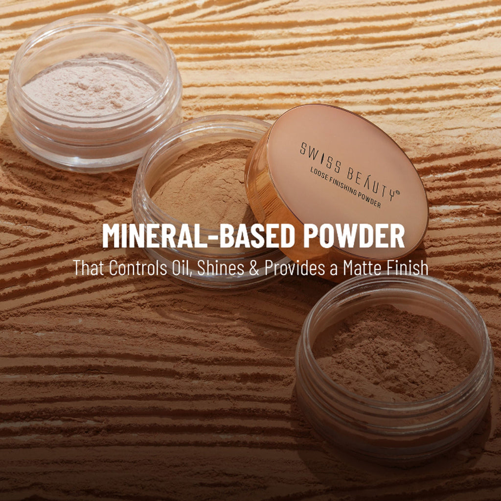 Swiss Beauty Ultra Fine Matte Loose Finish Powder - 02 Banana Powder