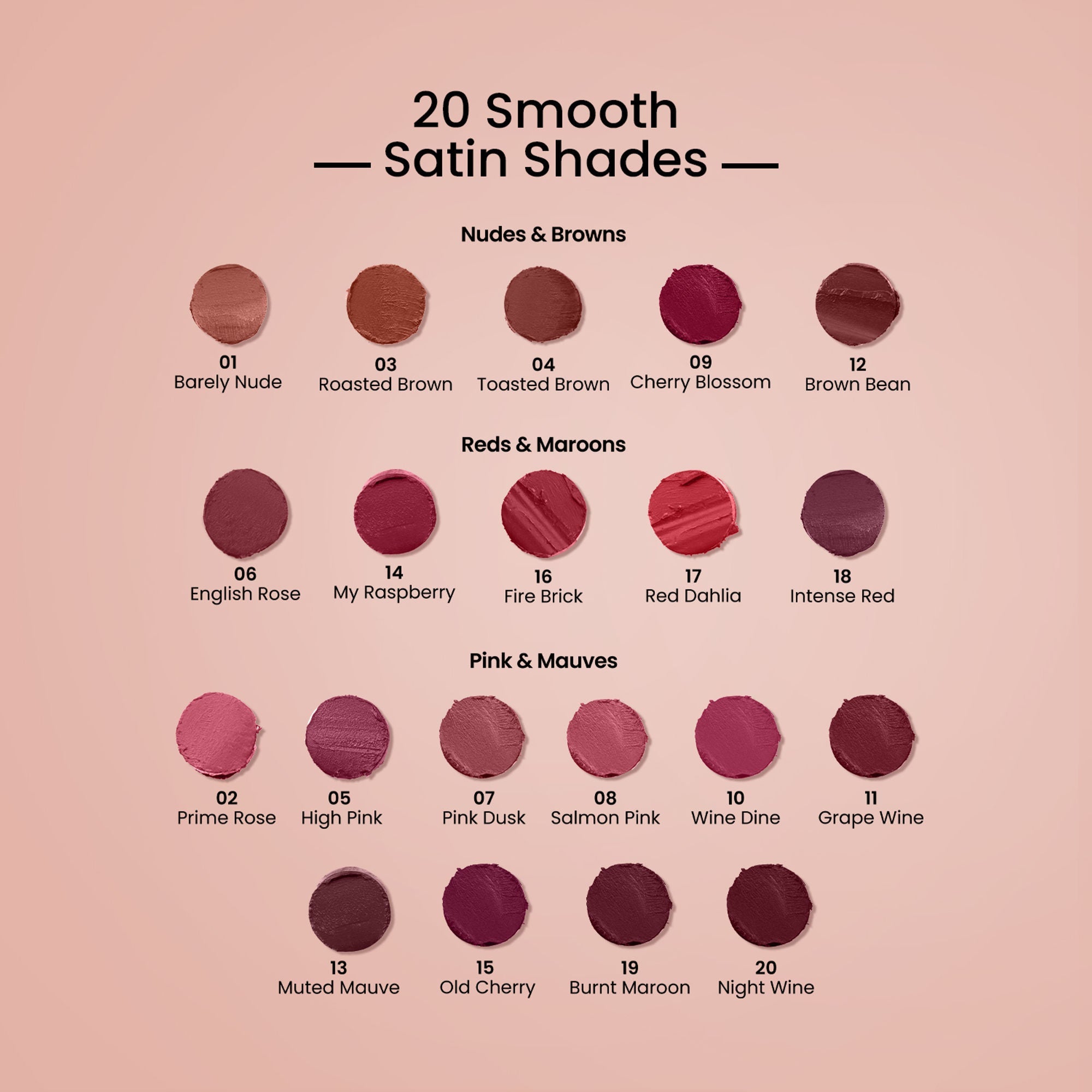 Swiss Beauty Satin Comfort Smooth Glide, Highly Pigmented , Ultra Hydrating Lipstick - 1 Barely Nude